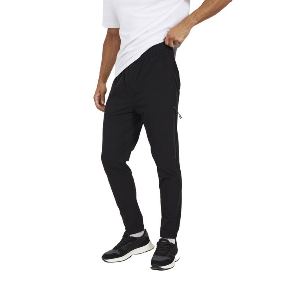 Brave Soul Mens Tech Zip Detail Pants / Black